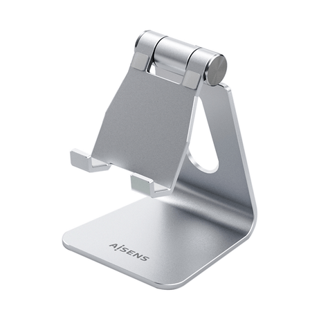 AISENS Soporte De Sobremesa Tamaño M Ajustable (1 Pivote) Para Movil / Tablet, Plata - Imagen 1 de 8 AISENS Soporte De Sobremesa Tamaño M Ajustable (1 Pivote) Para Movil / Tablet, Plata - Imagen 1 de 8