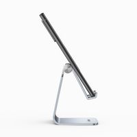 Miniatura 7 de AISENS Soporte De Sobremesa Tamaño M Ajustable (1 Pivote) Para Movil / Tablet, Plata