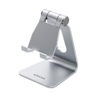 Miniatura 8 de AISENS Soporte De Sobremesa Tamaño M Ajustable (1 Pivote) Para Movil / Tablet, Plata
