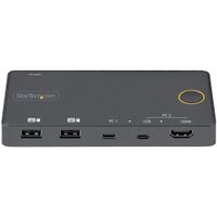 Miniatura 3 de Switch KVM H brido 2 Puertos HDMI 2.0 y USB-C USB-A - 4K60Hz