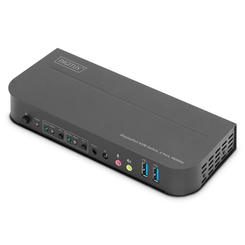 KVM SWITCH  2X1 DP  DP/HDMI OUT USB