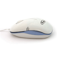 Miniatura 2 de MOUSE OPTICO USB 3FREE MCM101/WB DISEÑO BLANCO AZUL