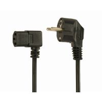 Miniatura 2 de CABLE ALIMENTACION GEMBIRD SCHUKO A C13 90 GRADOS 1,8M