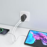 Miniatura 7 de CARGADOR AISENS GAN 30W, 1XUSB-C PD3.0 QC4.0, 1XUSB-A QC3.0, NEGRO