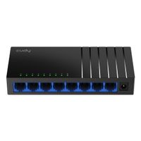 Miniatura 2 de SWITCH 8 PUERTOS 10/100/1000 CUDY GS108D NEGRO
