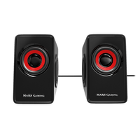 Miniatura 1 de ALTAVOCES 2.0 TACENS MARS GAMING MS1 NEGRO/ROJO