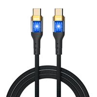 Miniatura 2 de iggual Cable USB-C a tipo C 3A 100 cm trenzado LED