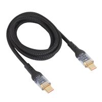 Miniatura 3 de iggual Cable USB-C a tipo C 3A 100 cm trenzado LED