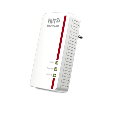 AVM FRITZ!Powerline 1260E International Adaptador PLC individual hasta 1200 Mbps, Base Wi-Fi AC + N incorporada - Imagen 1 de 5 AVM FRITZ!Powerline 1260E International Adaptador PLC individual hasta 1200 Mbps, Base Wi-Fi AC + N incorporada - Imagen 1 de 5