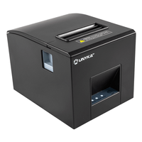 Miniatura 1 de TPV IMPRESORA UNYCAch TERMICA POS UK56007 80mm CONEXION LAN , USB Y SERIE RJ11 / RJ12 COLOR NEGRO