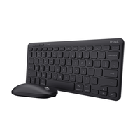 Miniatura 1 de TECLADO + MOUSE INALAMBRICO TRUST LYRA MULTIDISPOSITIVO (USB Y 2 DISP BT)  RECARGABLES    25061