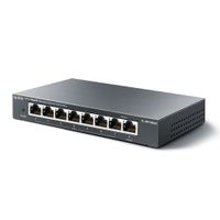 Miniatura 3 de SWITCH GESTIONABLE REVERSE POE TP-LINK RP108GE 7ENTRADAS POE Y 1SALIDA POE GIGABIT 1PUERTO DE SALIDA CC CONMUTABLE A 5V Y 12V