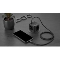 Miniatura 4 de POWERCUBE MARS GAMING MD-CUBE20 4 USB 3 TOMAS DE CORRIENTE. REGLETA COLOR NEGRO