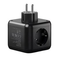 Miniatura 8 de POWERCUBE MARS GAMING MD-CUBE20 4 USB 3 TOMAS DE CORRIENTE. REGLETA COLOR NEGRO