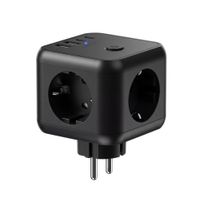 Miniatura 9 de POWERCUBE MARS GAMING MD-CUBE20 4 USB 3 TOMAS DE CORRIENTE. REGLETA COLOR NEGRO