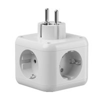 Miniatura 5 de POWERCUBE MARS GAMING MD-CUBE20W 4 USB 3 TOMAS DE CORRIENTE. REGLETA COLOR BLANCO