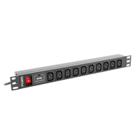 Miniatura 1 de REGLETA LANBERG 1U 10A RACK 19