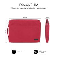 Miniatura 2 de MALETIN PORTATIL 15,6´´ SUBBLIM RED