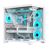 Miniatura 2 de Caja HIDITEC  H3 PRO RGB Transparente, Blanco
