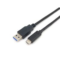 Miniatura 2 de CABLE USB-A MACHO USB-C MACHO USB 3.2 2M TRANSFERENCIA 5G 3A COLOR NEGRO