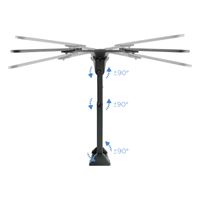 Miniatura 6 de SOPORTE MONITOR/TV TOOQ LP6055TN-B 23´´/25´´ MAX.30KG NEGRO
