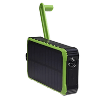 Miniatura 1 de POWEBANK DENVER SOLAR DE 10000MAH CON MANIVELA MANUAL