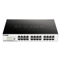 Miniatura 1 de SWITCH 24 PUERTOS 10/100/1000 DLINK 24xG+F+ENet RJ45 19"
