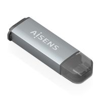 Miniatura 3 de LECTOR TARJETAS AISENS SD MICRO SD MMC RS-MMC MMC MICRO USBC GRIS