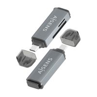 Miniatura 4 de LECTOR TARJETAS AISENS SD MICRO SD MMC RS-MMC MMC MICRO USBC GRIS