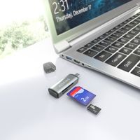 Miniatura 6 de LECTOR TARJETAS AISENS SD MICRO SD MMC RS-MMC MMC MICRO USBC GRIS