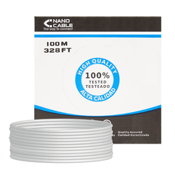 Bobina Cable RJ45 CAT6 FTP 100Mts 100% Cobre