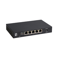 Miniatura 1 de SWITCH NO GESTIONABLE LEVEL ONE GEU-0525 5P  2.5GbE CARCASA METAL NO RACK