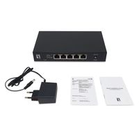 Miniatura 8 de SWITCH NO GESTIONABLE LEVEL ONE GEU-0525 5P  2.5GbE CARCASA METAL NO RACK