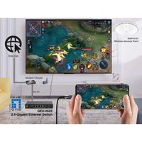 Miniatura 9 de SWITCH NO GESTIONABLE LEVEL ONE GEU-0525 5P  2.5GbE CARCASA METAL NO RACK