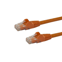 Miniatura 1 de 0.5m Orange Snagless Cat6 Patch Cable