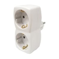 Miniatura 2 de LADRON DE 2 TOMAS HAMA 00108876 3600W 250V COLOR BLANCO