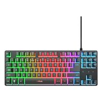 Miniatura 4 de TECLADO TRUST GXT 833 THADO COMPACTO USB 2.0 CABLE 1.5m ILUMINACION RGB COLOR NEGRO