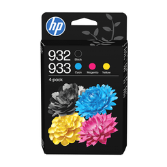 HP OfficeJet 6100, Pack 4 cartuchos 932 K y 933 CMY