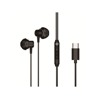 Miniatura 1 de AURICULAR INTRAUDITIVO USB-C CONCEPTRONIC BRENDAN04B 1.2m MICROFONO CONTROLES COLOR NEGRO