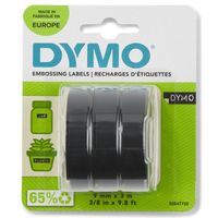 Miniatura 3 de PACK 3 CINTAS ETIQUETAS NEGRO 9MMX3M. DYMO S0847730