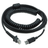 Miniatura 1 de Cable USB Type A TPUW Coiled Power off Terminal 5M Black