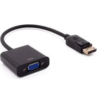 Miniatura 1 de CABLE ADAPTADOR NILOX DISPLAYPORT A VGA MACHO HEMBRA