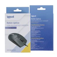 Miniatura 5 de iggual Ratón óptico COM-BUSINESS2-2400DPI negro