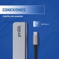 Miniatura 4 de iggual Hub USB 3.0 tipo C x 4 puertos HUB-C-4p