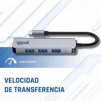 Miniatura 12 de iggual Hub USB 3.0 tipo C x 4 puertos HUB-C-4p