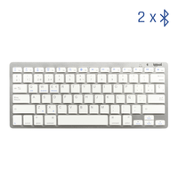 Miniatura 1 de iggual Teclado Bluetooth Slim TKL-BT plata