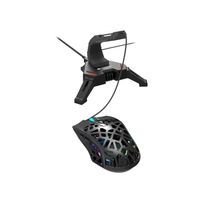 Miniatura 6 de CANYON Gaming Soporte elastico para mouse 2 en 1-concentrador USB 2.0-concentrador USB 4-cable trenzado 1,5 m--luz LED-Negro