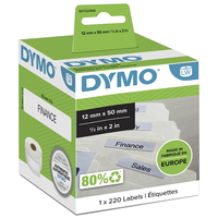 Miniatura 1 de ROLLO ETIQUETAS LABELWRITER 50X12MM BLANCO DYMO S0722460