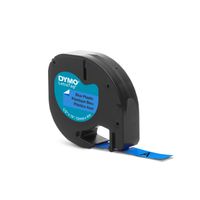 Miniatura 12 de CINTA ROTULADORA LETRATAG 12MMX4M NEGRO/AZUL DYMO S0721650