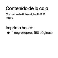 Miniatura 4 de CARTUCHO DE TINTA HP 21  NEGRO C9351AE